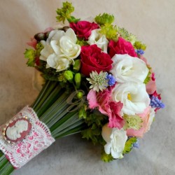 Elegant Bridal Hand Blossom