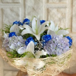 Hydrangea and Peace of Blue 2