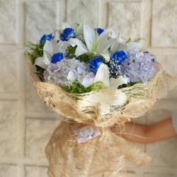 Hydrangea and Peace of Blue 3