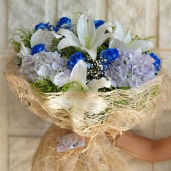 Hydrangea and Peace of Blue